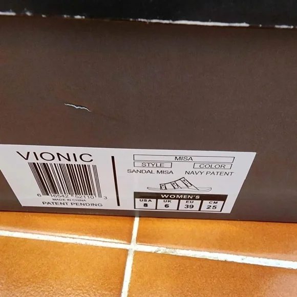 Vionic Black Slide Sandals - Picture 3 of 3